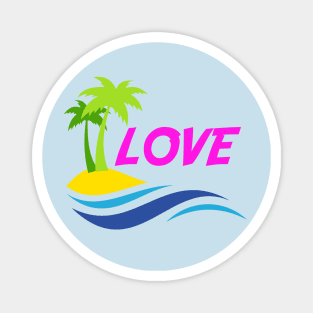 Love Island Magnet